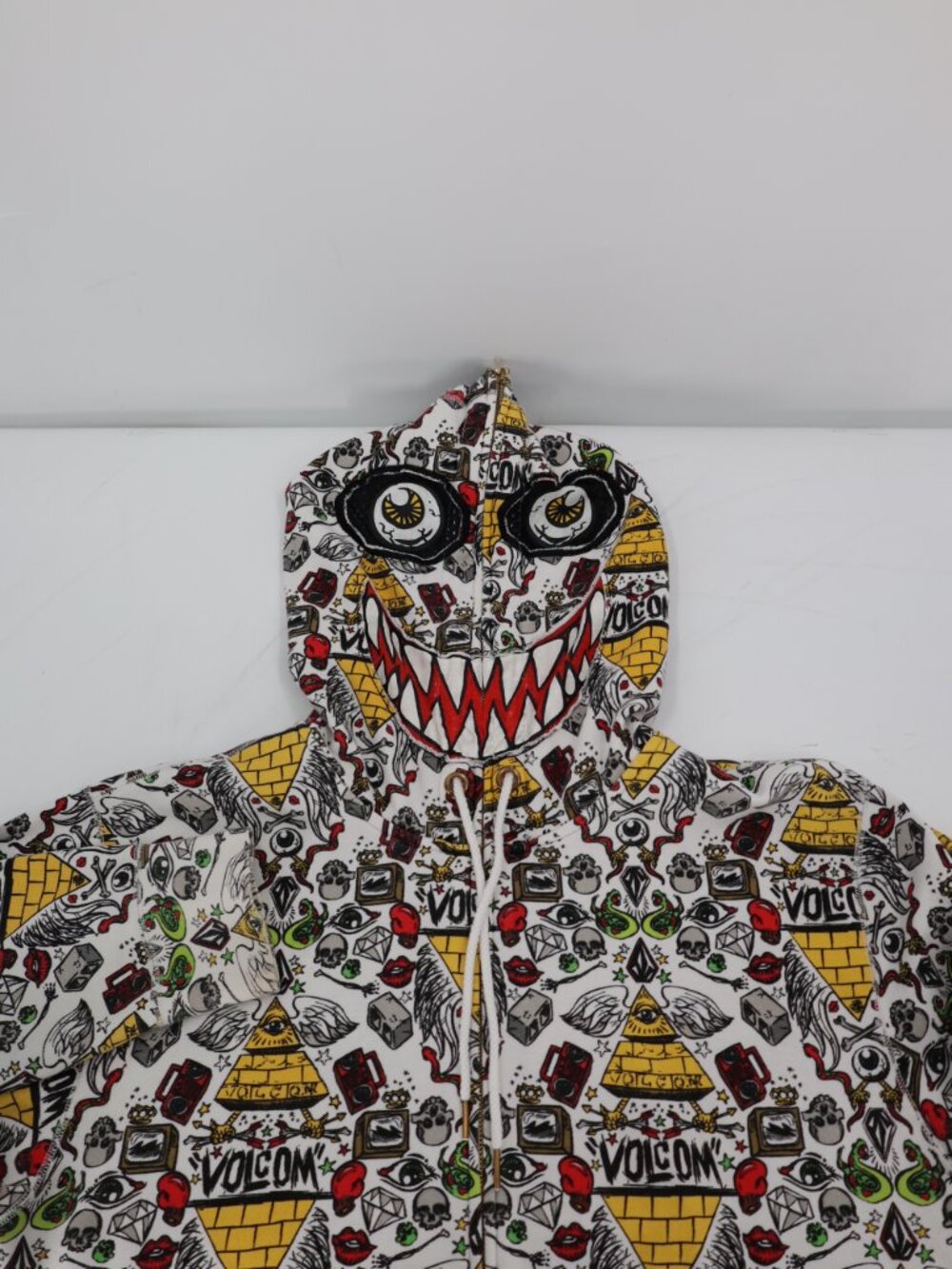 Vintage Volcom Sheckler Hoodie mens 2XL Jesse Pinkman Breaking Bad Zip-Up Hood